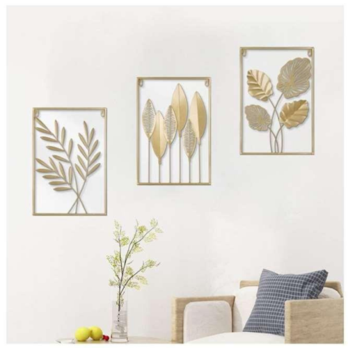 Gold Metal Frame Set Of 3