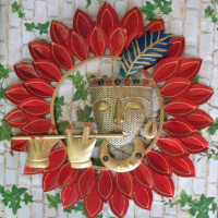 Iron Gold Rectangular Frame