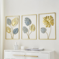 5-1.png Golden Leaf Wall Stickers Decor