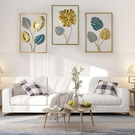 Golden Leaf Wall Stickers Decor