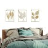 Gold Metal Frame Set Of 3