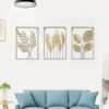 Gold Metal Frame Set Of 3