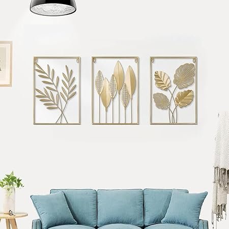 Gold Metal Frame Set Of 3