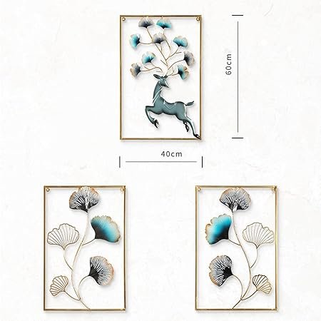 Iron Deer Frame Set Of  3