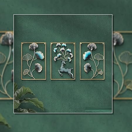 Iron Deer Frame Set Of  3