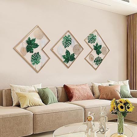 Iron Flower Frame Set  Of 2