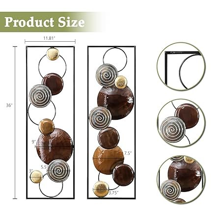 Iron Flower Frame Set Of 2