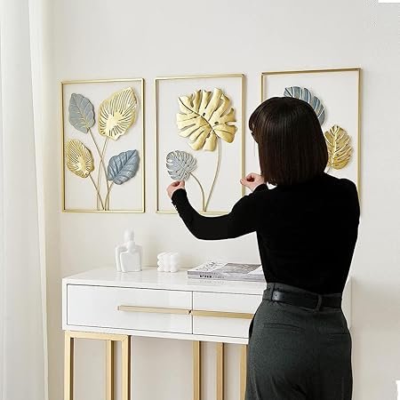 Golden Leaf Wall Stickers Decor