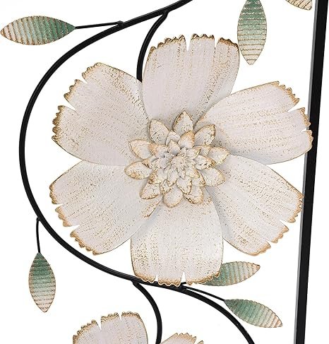 Iron Flower Frame Set  Of 2