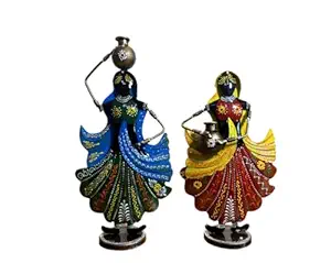 4164vTa14kL._SY300_SX300_QL70_FMwebp_ Metal Dancing Lady Decorative Table Decor