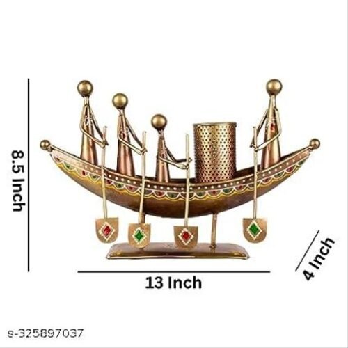 Metal Train Engine Pen Pencil Stand Holder,Table/Desk Organizer for Home & Office (Design -1)