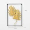 Metal Wall Decor Frame Leaf