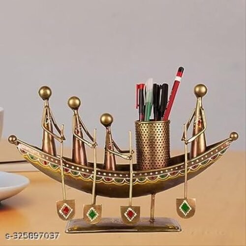 Metal Train Engine Pen Pencil Stand Holder,Table/Desk Organizer for Home & Office (Design -1)