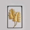 Metal Wall Decor Frame Leaf