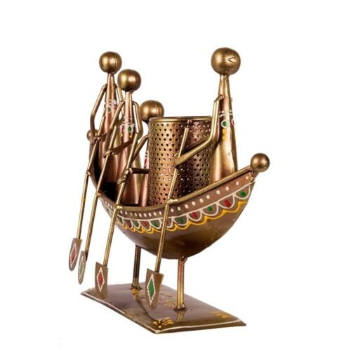 Metal Train Engine Pen Pencil Stand Holder,Table/Desk Organizer for Home & Office (Design -1)