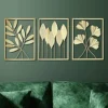 51vsZnYndcL._SX300_SY300_QL70_FMwebp_ Remenna Gold Metal Wall Art Decor Leaf