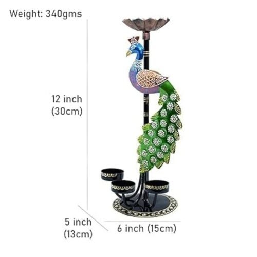 51wLiKXiW0L._SX679_ Metal Antique Peacock T Light Candle