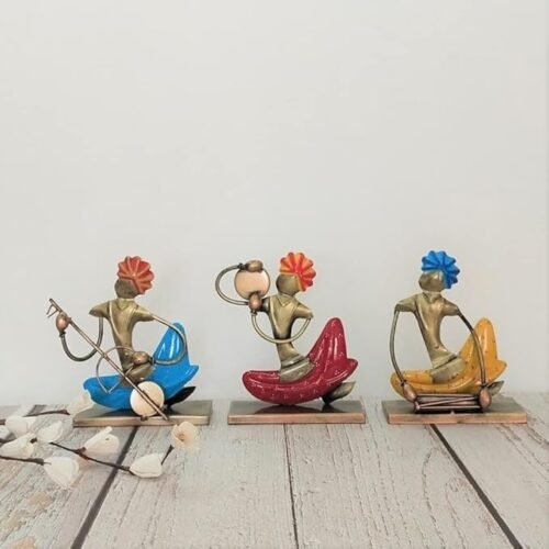 Metal Dancing Lady Decorative Table Decor