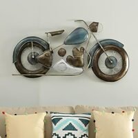 Metal Wall Bullet Bike Wall Hanging Home Decor