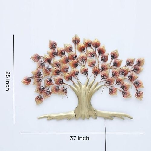 Metal Tree of Life Wall Hanging Decor