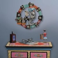 Metal Wall Decor Ganesha Frame For Home