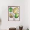 Gold Modern 4 Leaf Iron Wall Decor