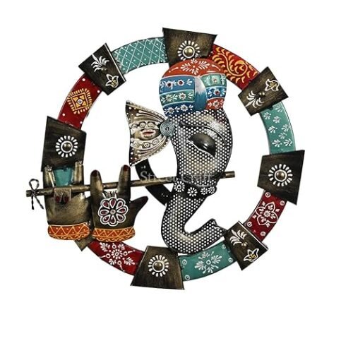 Metal Wall Decor Ganesha Frame For Home