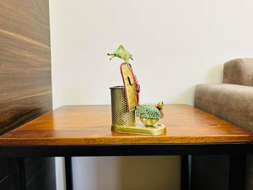 Metal Pen Stand Pencil Holder Decorative Metal Bullet Shape Pen Stand