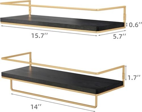 STREET CRAFT 3 Pieces Black Metal Flower Wall Art Decor, Flowers Theme Wall Hanging Decor, Minimalist Plant Wall Decorations for Living Room Kitchen Bathroom Bedroom Office