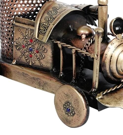 Metal Train Engine Pen Pencil Stand Holder,Table/Desk Organizer for Home & Office (Design -2)