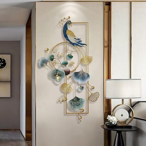 Mroinss Creative 3D Peacock Metal Wall Art
