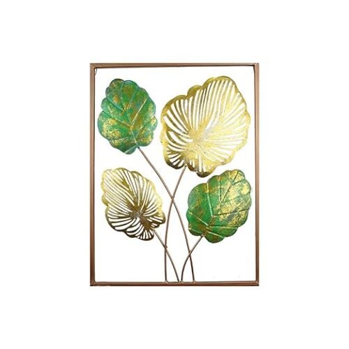 Gold Modern 4 Leaf Iron Wall Decor
