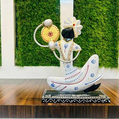 711crUxHLuL._SX679_ Metal Rajasthani Sardar Musicians Item showpiece Decorative Items for Home