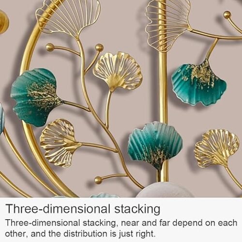 Mroinss Creative 3D Peacock Metal Wall Art