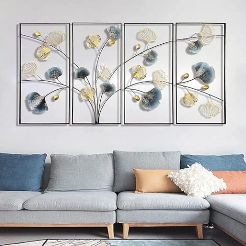 Metal Abstract Figures Handcrafted Wall Art