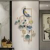 Mroinss Creative 3D Peacock Metal Wall Art
