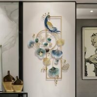 Mroinss Creative 3D Peacock Metal Wall Art