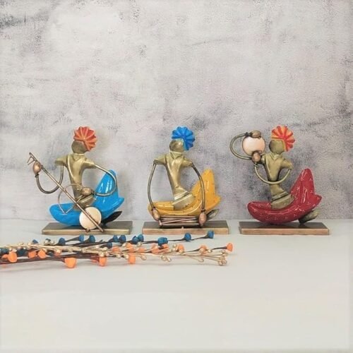 Metal Dancing Lady Decorative Table Decor