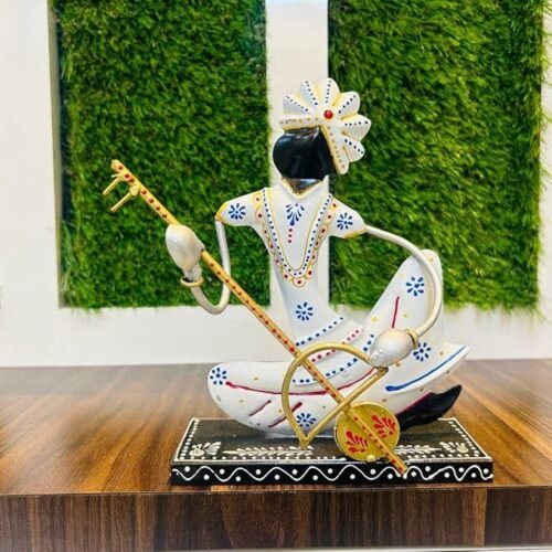 71G7uhE4hsL._SX679_ Metal Rajasthani Sardar Musicians Item showpiece Decorative Items for Home
