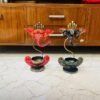 Metal Tealight Ganesha Candle Dhoop Holder