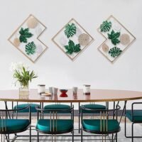 Metal Modern Abstract Figures Wall Frame