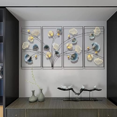 Metal Abstract Figures Handcrafted Wall Art