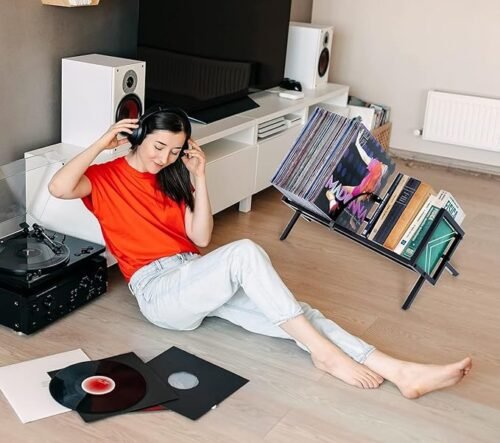 Framing Hub Black File Organizer Iron Desktop Storage Book Rack Bookshelf Magazine Newspaper Holder Art Desktop Organizer Rack