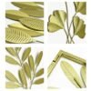 818uL84-zSL._SX522_ Remenna Gold Metal Wall Art Decor Leaf