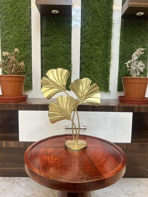 81Eu8EK5dWL._SY879_ Metal Modern Leaf Showpiece for Table Top