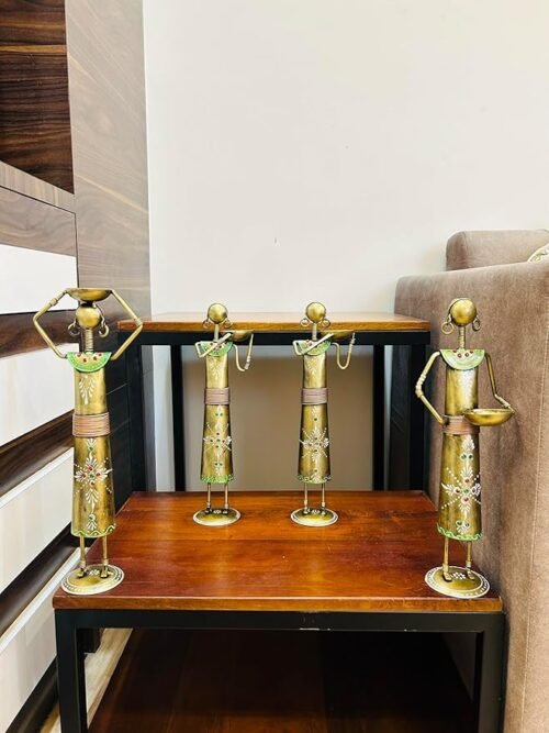 Metal Multicolor Rajasthani Decorative Musician