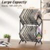 81r8LI+ldaL._SX679_ (1) Framing Hub Black File Organizer Iron 2 Tier Desktop Storage Book Rack Bookshelf Magazine Newspaper Holder Art Desktop Organizer Rac