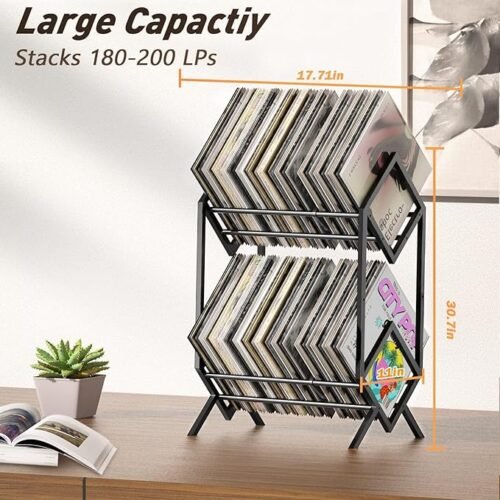 81r8LI+ldaL._SX679_ (1) Framing Hub Black File Organizer Iron 2 Tier Desktop Storage Book Rack Bookshelf Magazine Newspaper Holder Art Desktop Organizer Rac