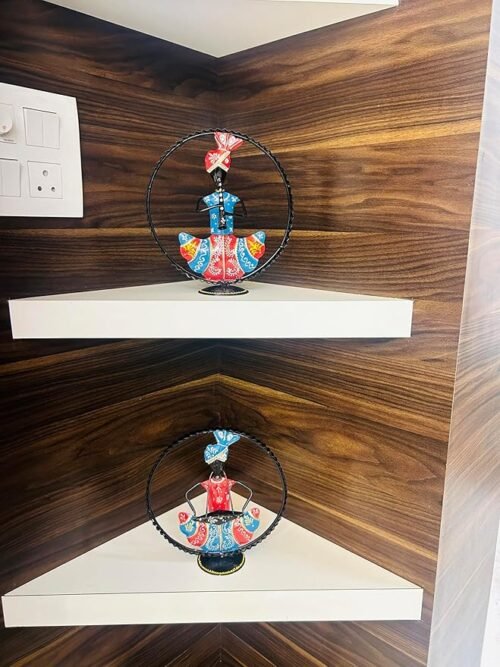 Metal Multicolor Rajasthani Decorative Sardar Musician Showpiece, Table Decorative Items for Home