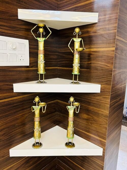 Metal Multicolor Rajasthani Decorative Musician